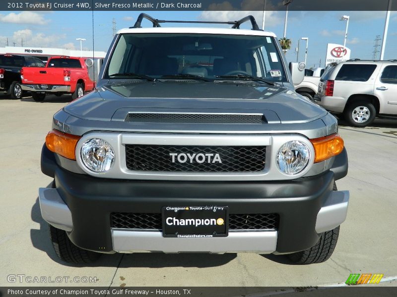 Silver Fresco Metallic / Dark Charcoal 2012 Toyota FJ Cruiser 4WD