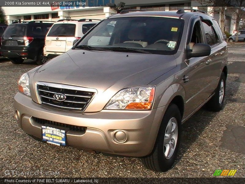 Sand Beige / Beige 2008 Kia Sorento LX 4x4