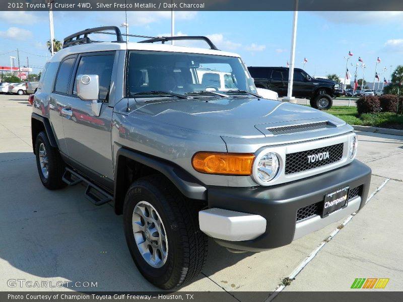 Silver Fresco Metallic / Dark Charcoal 2012 Toyota FJ Cruiser 4WD