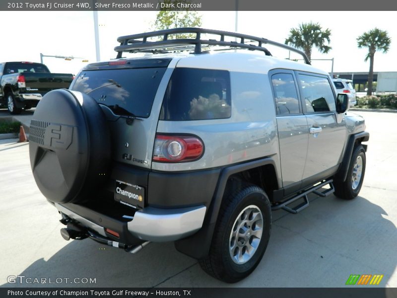 Silver Fresco Metallic / Dark Charcoal 2012 Toyota FJ Cruiser 4WD