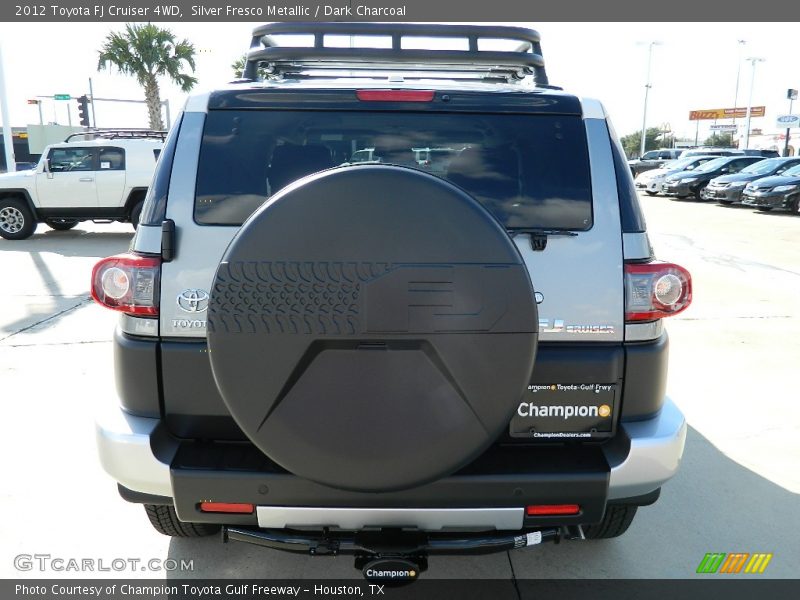 Silver Fresco Metallic / Dark Charcoal 2012 Toyota FJ Cruiser 4WD