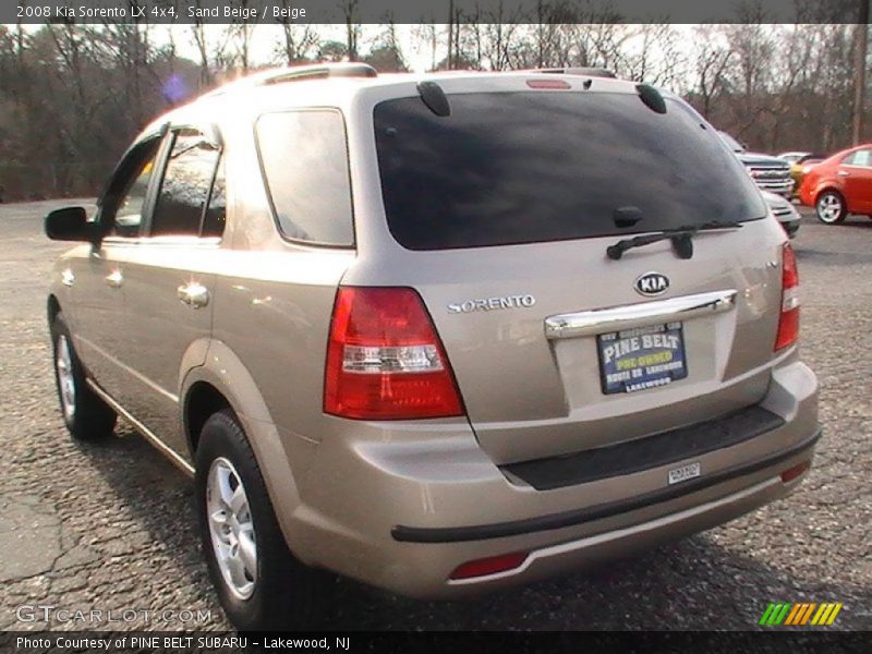 Sand Beige / Beige 2008 Kia Sorento LX 4x4