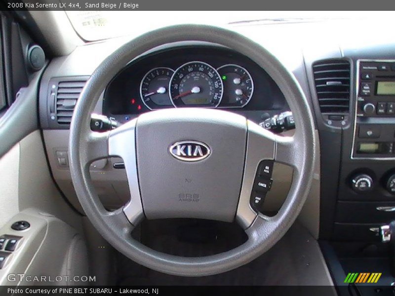 Sand Beige / Beige 2008 Kia Sorento LX 4x4