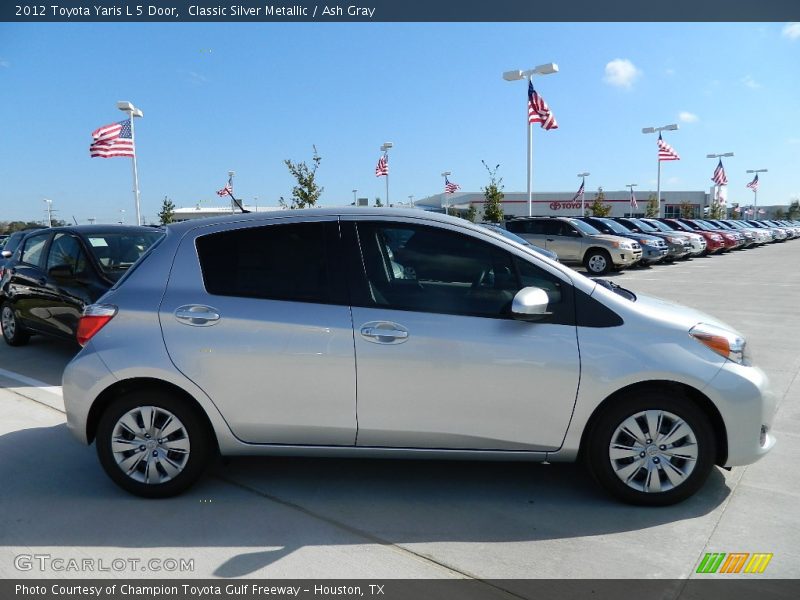  2012 Yaris L 5 Door Classic Silver Metallic