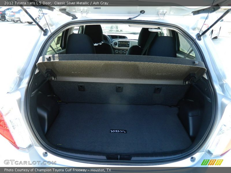 Classic Silver Metallic / Ash Gray 2012 Toyota Yaris L 5 Door