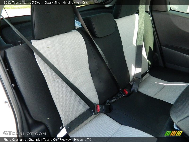 Classic Silver Metallic / Ash Gray 2012 Toyota Yaris L 5 Door