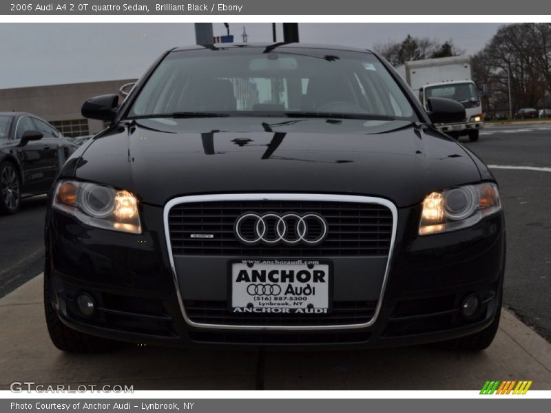 Brilliant Black / Ebony 2006 Audi A4 2.0T quattro Sedan