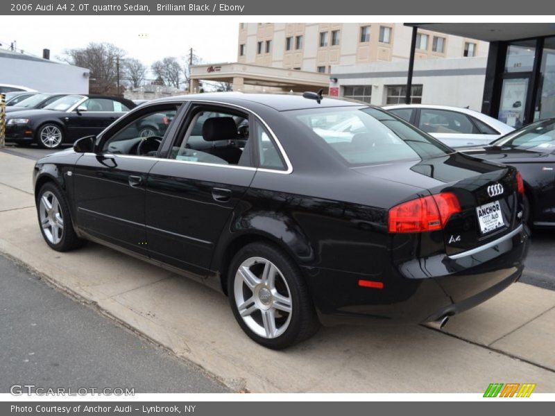 Brilliant Black / Ebony 2006 Audi A4 2.0T quattro Sedan