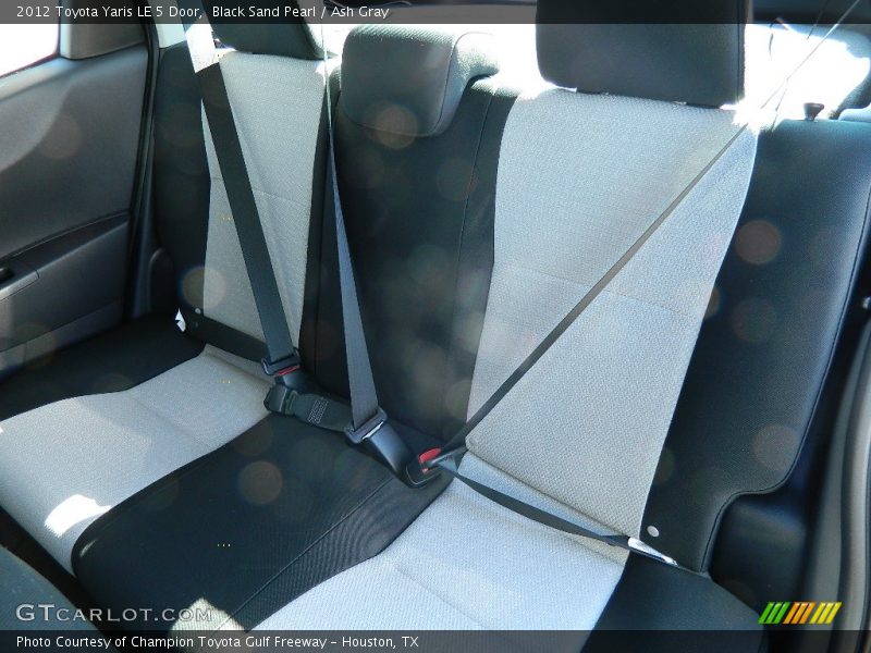 Black Sand Pearl / Ash Gray 2012 Toyota Yaris LE 5 Door