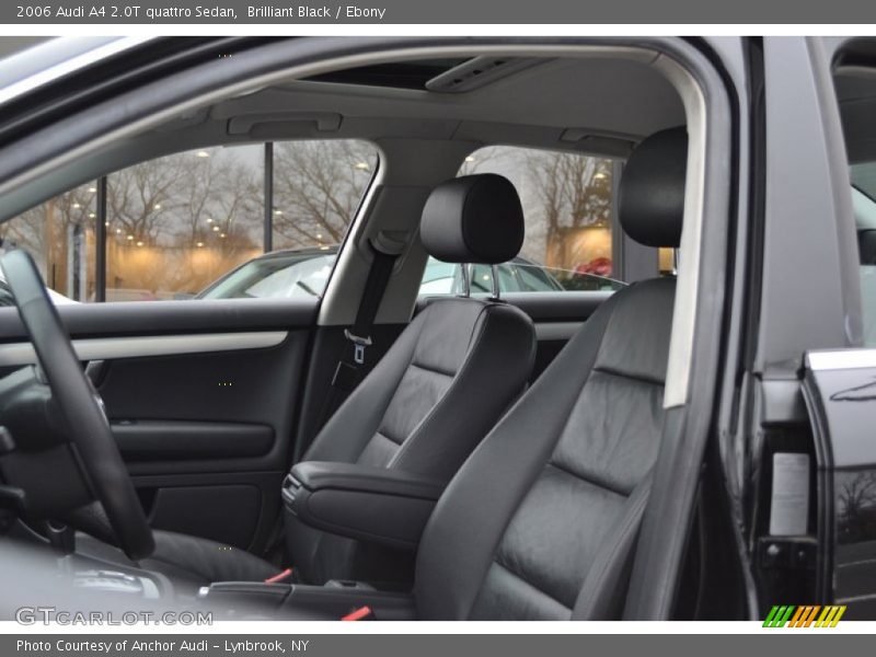 Brilliant Black / Ebony 2006 Audi A4 2.0T quattro Sedan