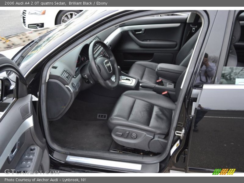 Brilliant Black / Ebony 2006 Audi A4 2.0T quattro Sedan