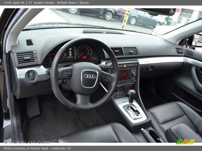 Brilliant Black / Ebony 2006 Audi A4 2.0T quattro Sedan
