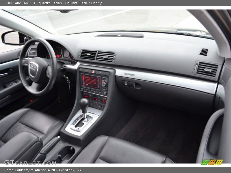 Brilliant Black / Ebony 2006 Audi A4 2.0T quattro Sedan