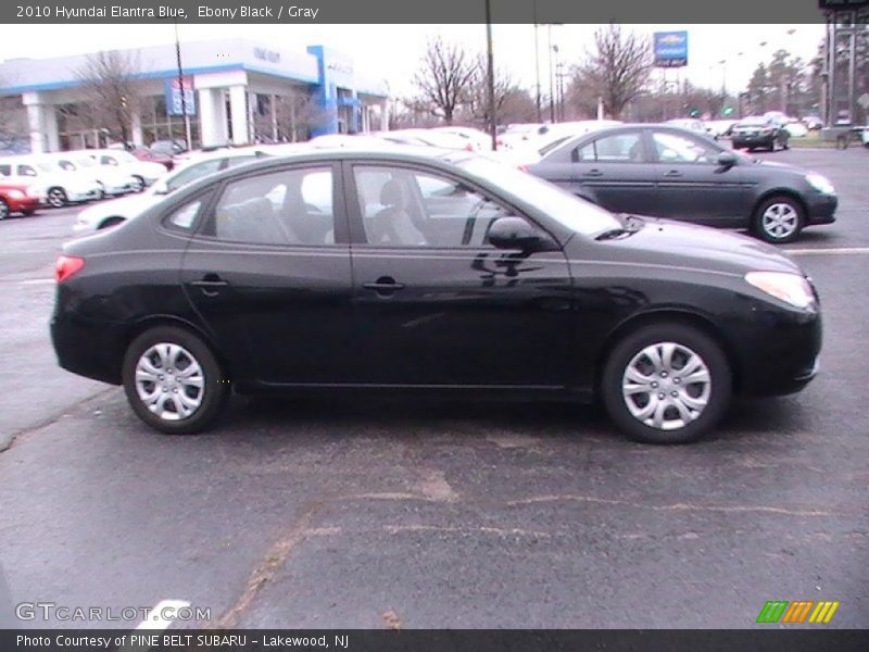  2010 Elantra Blue Ebony Black