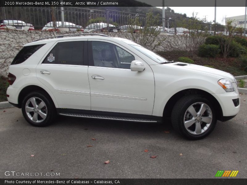 Arctic White / Cashmere 2010 Mercedes-Benz ML 350 4Matic
