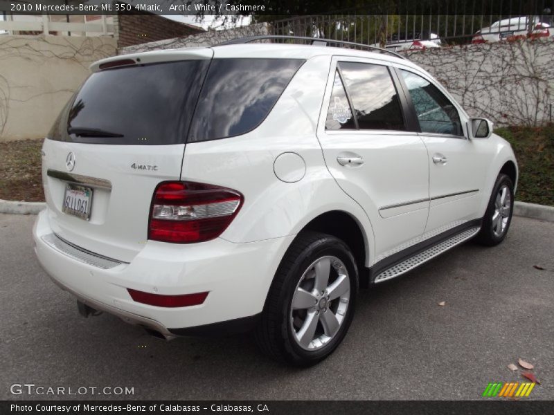 Arctic White / Cashmere 2010 Mercedes-Benz ML 350 4Matic