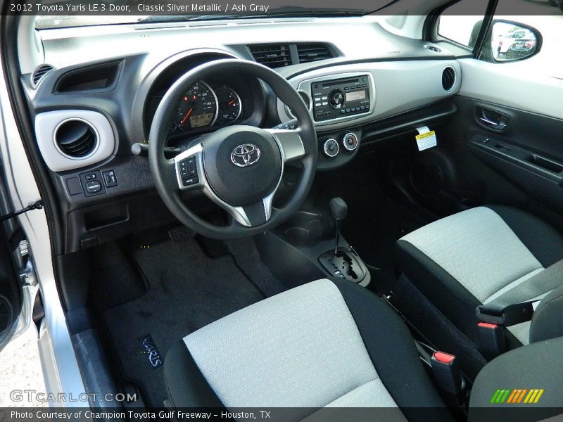 Classic Silver Metallic / Ash Gray 2012 Toyota Yaris LE 3 Door