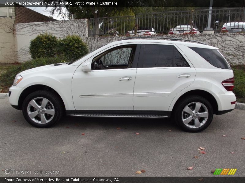 Arctic White / Cashmere 2010 Mercedes-Benz ML 350 4Matic