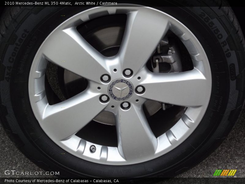 Arctic White / Cashmere 2010 Mercedes-Benz ML 350 4Matic
