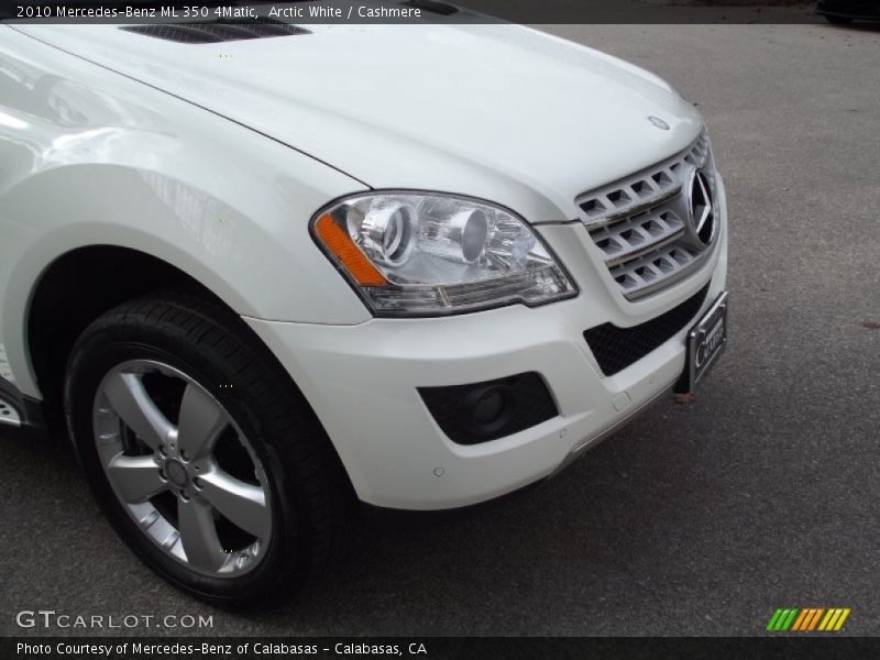 Arctic White / Cashmere 2010 Mercedes-Benz ML 350 4Matic
