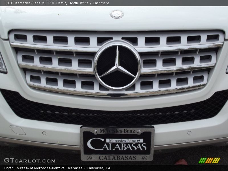 Arctic White / Cashmere 2010 Mercedes-Benz ML 350 4Matic