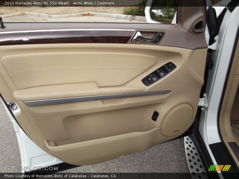 Arctic White / Cashmere 2010 Mercedes-Benz ML 350 4Matic