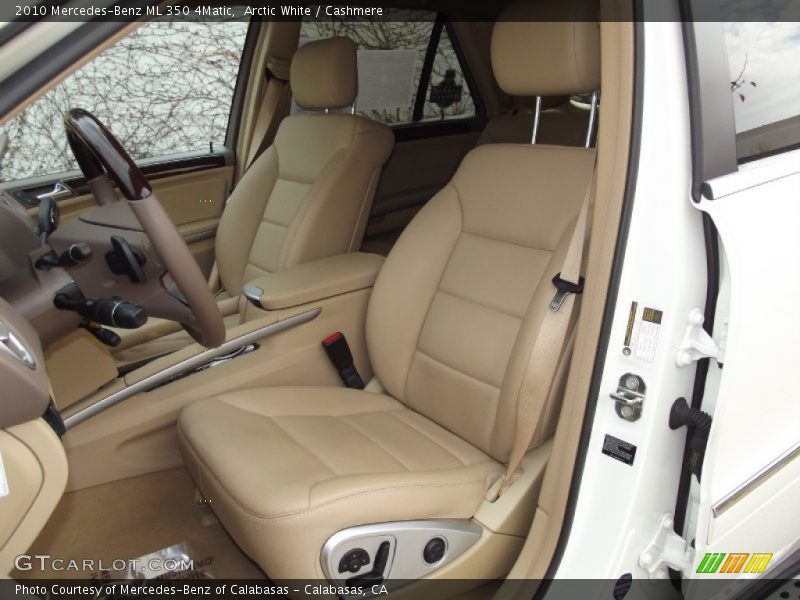 Arctic White / Cashmere 2010 Mercedes-Benz ML 350 4Matic