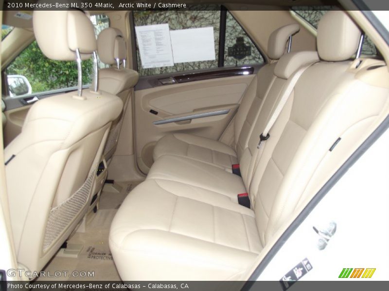 Arctic White / Cashmere 2010 Mercedes-Benz ML 350 4Matic