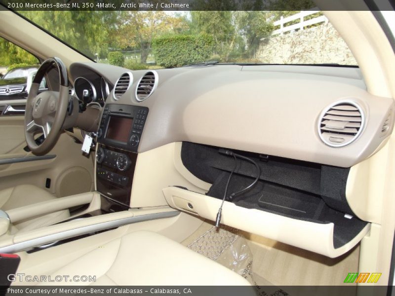 Arctic White / Cashmere 2010 Mercedes-Benz ML 350 4Matic