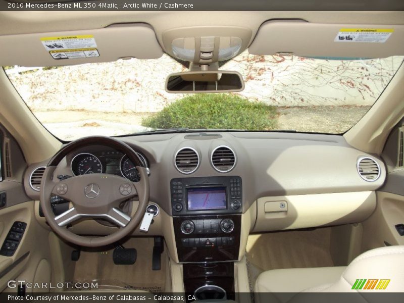 Arctic White / Cashmere 2010 Mercedes-Benz ML 350 4Matic
