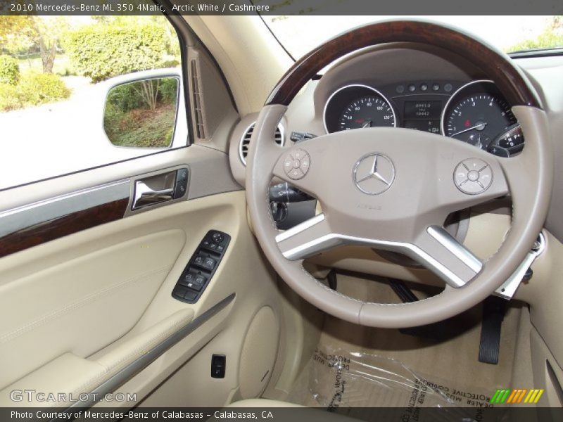 Arctic White / Cashmere 2010 Mercedes-Benz ML 350 4Matic