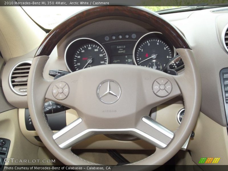 Arctic White / Cashmere 2010 Mercedes-Benz ML 350 4Matic