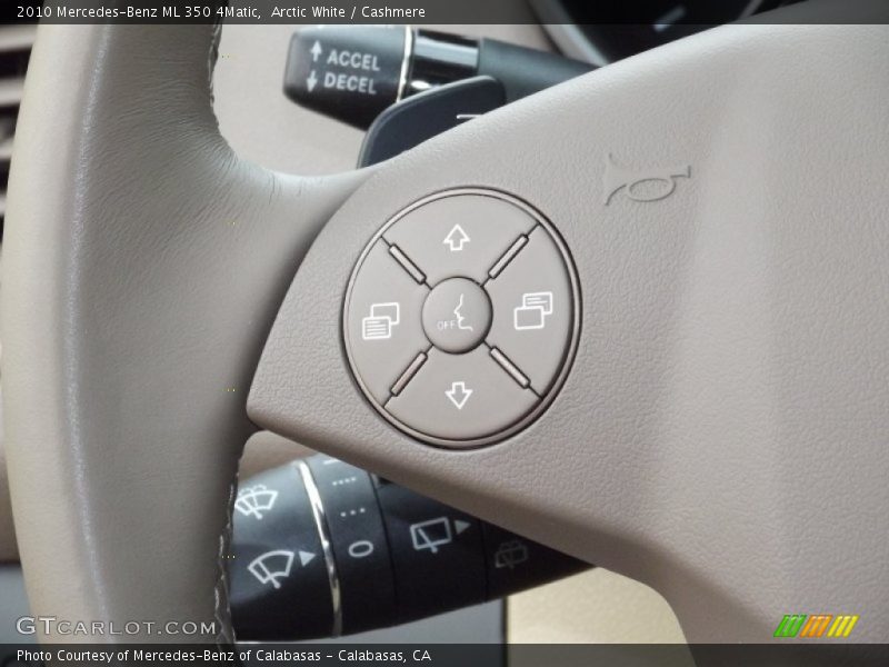 Arctic White / Cashmere 2010 Mercedes-Benz ML 350 4Matic