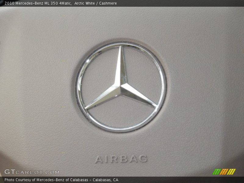 Arctic White / Cashmere 2010 Mercedes-Benz ML 350 4Matic