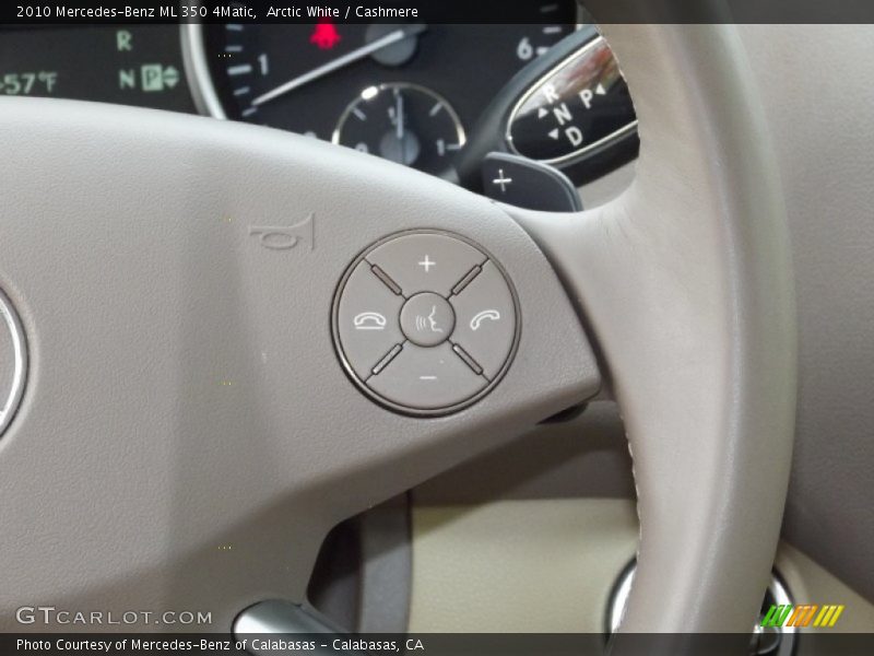 Arctic White / Cashmere 2010 Mercedes-Benz ML 350 4Matic