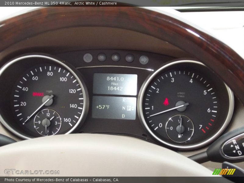 Arctic White / Cashmere 2010 Mercedes-Benz ML 350 4Matic