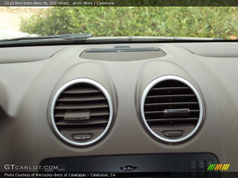 Arctic White / Cashmere 2010 Mercedes-Benz ML 350 4Matic
