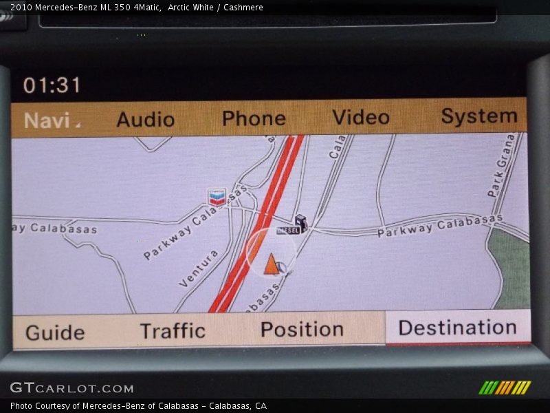 Arctic White / Cashmere 2010 Mercedes-Benz ML 350 4Matic