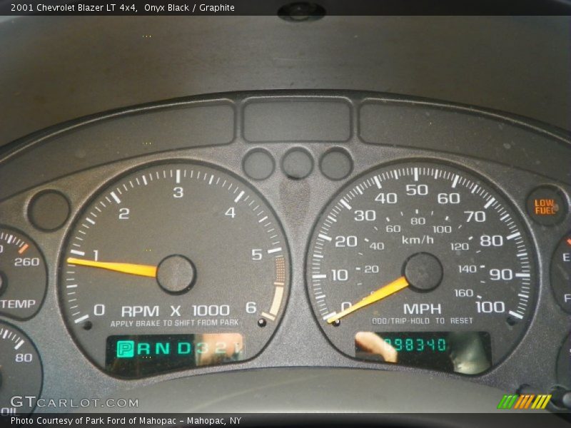 Onyx Black / Graphite 2001 Chevrolet Blazer LT 4x4