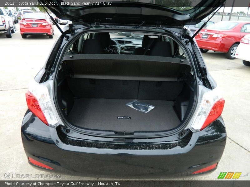 Black Sand Pearl / Ash Gray 2012 Toyota Yaris LE 5 Door