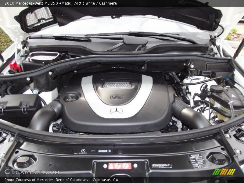 Arctic White / Cashmere 2010 Mercedes-Benz ML 350 4Matic