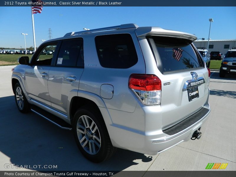 Classic Silver Metallic / Black Leather 2012 Toyota 4Runner Limited