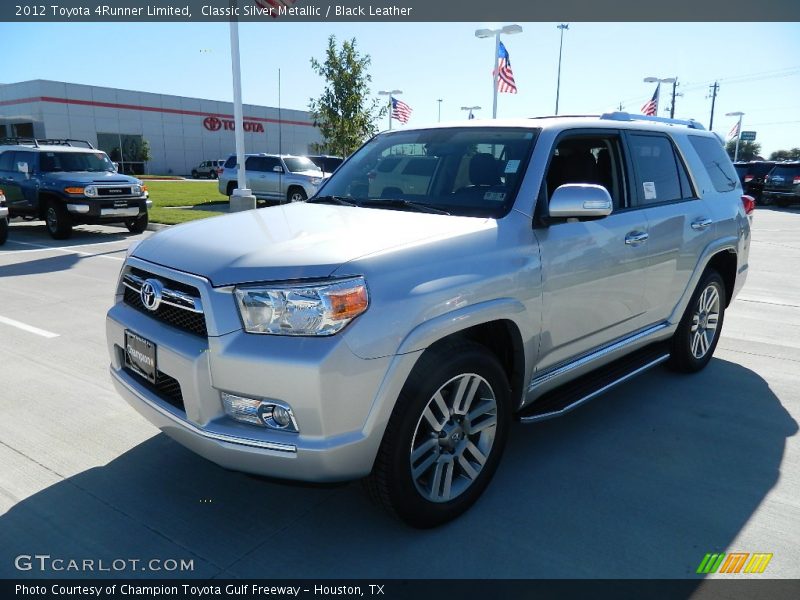 Classic Silver Metallic / Black Leather 2012 Toyota 4Runner Limited