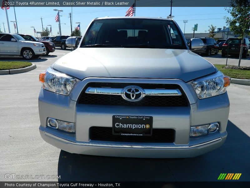 Classic Silver Metallic / Black Leather 2012 Toyota 4Runner Limited