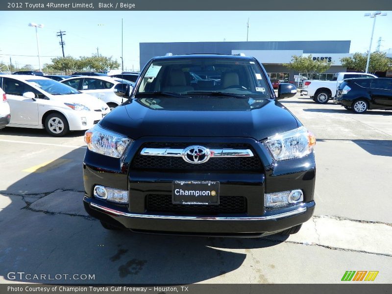 Black / Beige 2012 Toyota 4Runner Limited