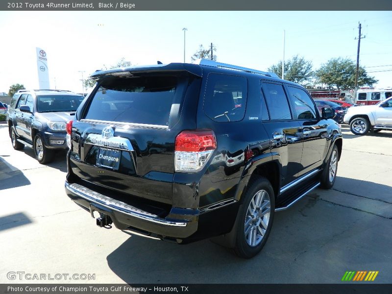 Black / Beige 2012 Toyota 4Runner Limited
