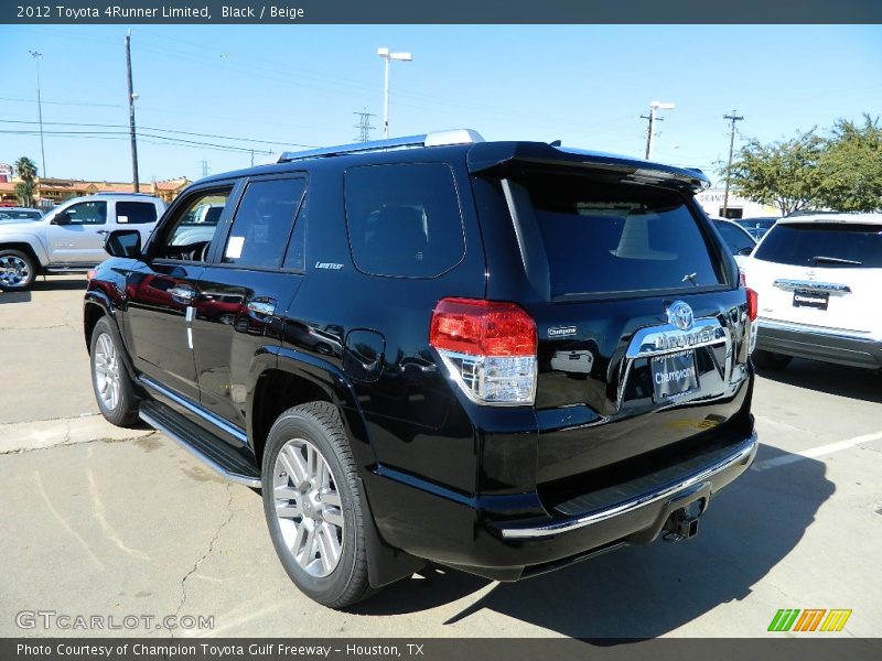 Black / Beige 2012 Toyota 4Runner Limited