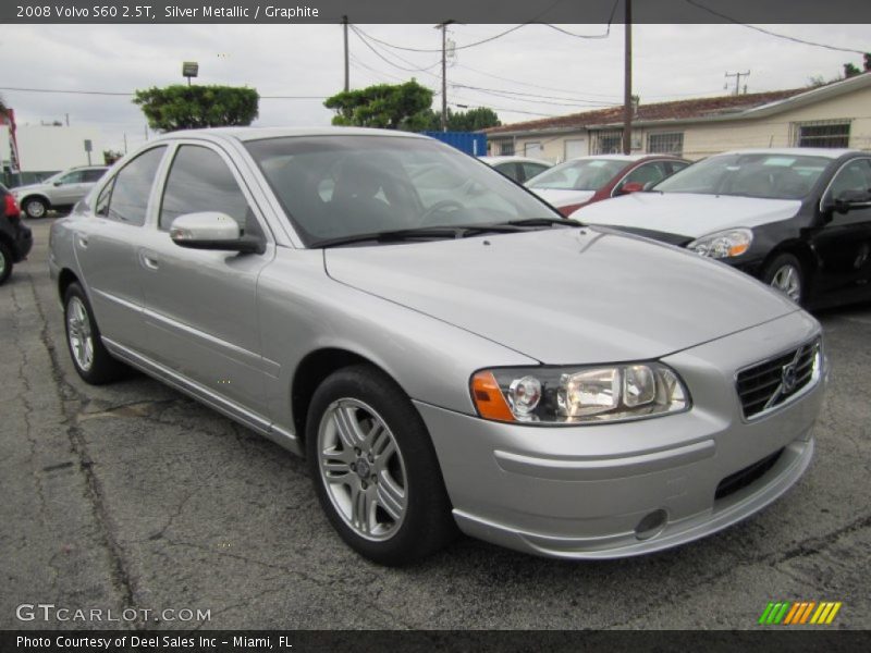 Silver Metallic / Graphite 2008 Volvo S60 2.5T