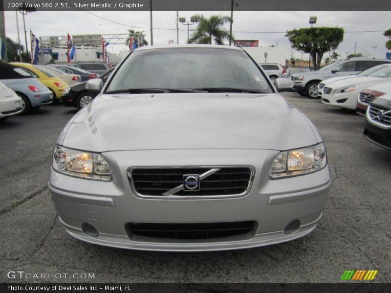 Silver Metallic / Graphite 2008 Volvo S60 2.5T