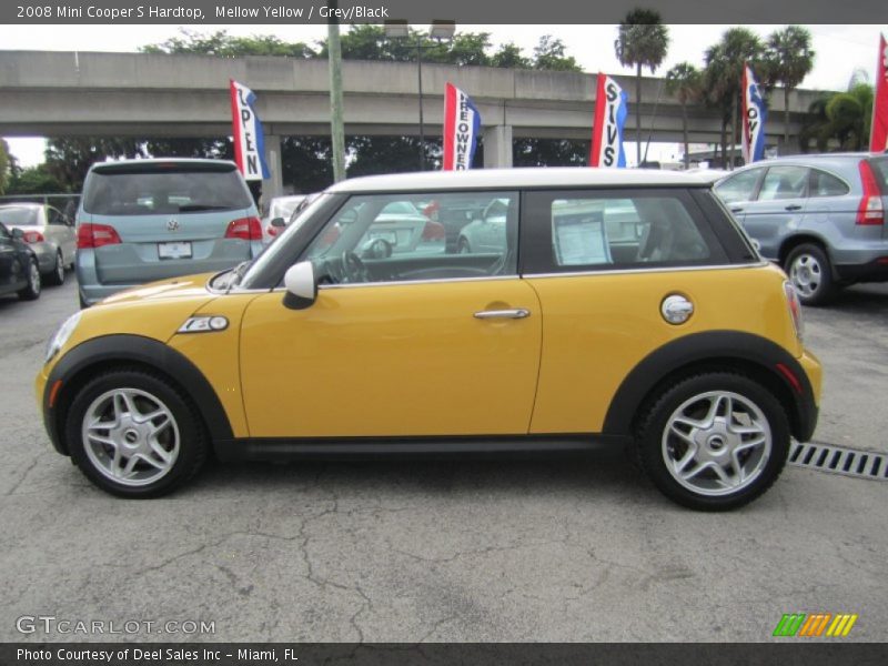 Mellow Yellow / Grey/Black 2008 Mini Cooper S Hardtop